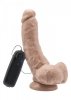 Realistyczne wibrujące dildo na przyssawce z pilotem 20 cm